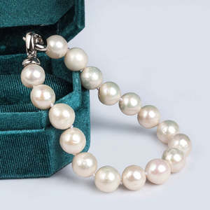 Pulsera de Perlas de Agua Dulce Edison Natural de 9-11 mm para Damas, Idea de Regalo Atractiva y Elegante - Product Image 4