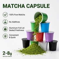Capsules de Matcha à la Fraise Compatibles avec les Machines K-Cup 2-8g Saveur Fruitée Dissolution Rapide Marque Privée OEM Direct Usine