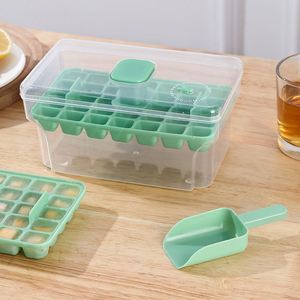 Nouveau moule à glaçons en silicone de qualité alimentaire avec fonction de congélation rapide et de démoulage facile pour la fabrication de glaçons dans le réfrigérateur domestique - Product Image 2