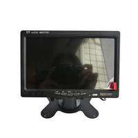 Monitor Cctv Lcd Mobil 7 Inci Tampilan Belakang dengan Input Av