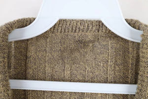 Streetwear vintage des années 70 unisexe, gilet de grande taille XS à <span class=keywords><strong>XXL</strong></span>, tricot côtelé épais, col en V, gilet chaud d'automne et d'hiver, motif imprimé - Product Image 5