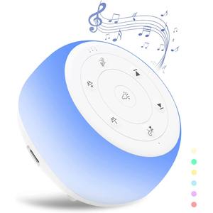 Máquina de Sonido Blanco para Bebés con Luz Nocturna, 34 Sonidos Relajantes Integrados, Dispositivo de Ayuda para Dormir Portátil Recargable por USB - Product Image 1