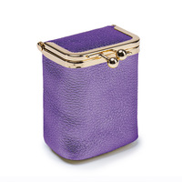 Pochette à bijoux en cuir véritable avec logo personnalisé, mini sac portable pour bagues, colliers, boucles d'oreilles, porte-monnaie pour le rangement