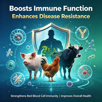 Compuesto Acidificante para Alimentación Animal, Líquido Orgánico Inorgánico Recubierto, para Cerdos, Aves de Corral y Acuicultura, Salud Intestinal, Libre de Antibióticos, FAMI-QS, HALAL