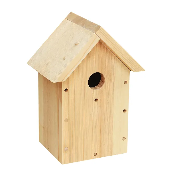 OEM and ODM Customized High quality outdoor water proof wooden bird cage bird house,outdoors diy bluebird nest box hanging tree