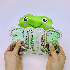 2024 New Hand Pinch Vent Water Pipe Strip Fidget Stress Relief Toy Glitter <b>Squishy</b> Tubes Autism Sensory Toys - Product Image 4