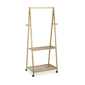 Đơn Lập Ba Tầng Tre Hiện Đại Quần Áo Giá Đường Sắt May Mặc Với Giày Kệ Cho Phòng Ngủ Phòng Khách & Phòng Tắm - Product Image 2