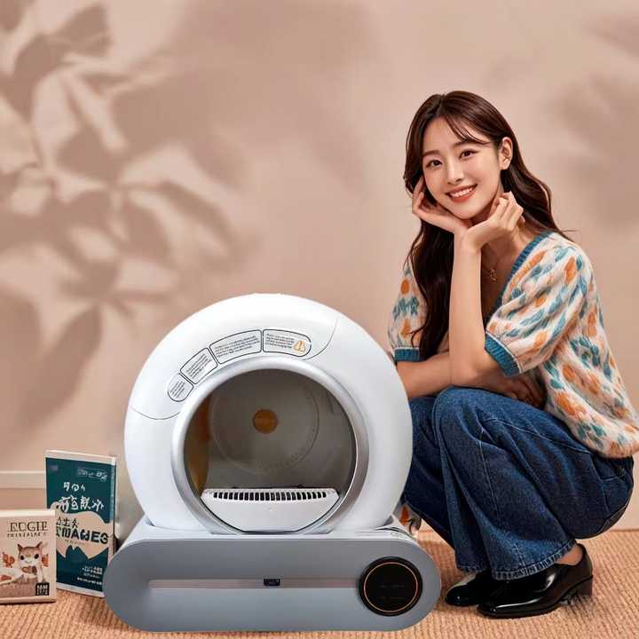Smart Electric Cat Litter Box with APP Control & Self-cleaning