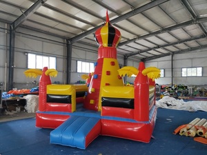 Accessoires gonflables commerciaux de jouet de mur de roche d'escalade pour les jeux et les montagnes gonflables d'escalade à vendre - Product Image 2