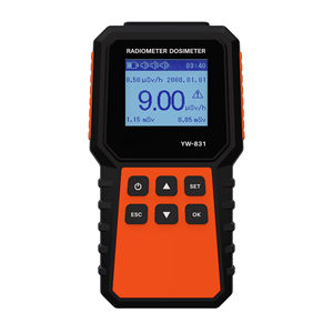 Contador Geiger de mano con monitor de radiación digital de alta precisión, con alarma de dosis, 1 unidad - Product Image 5