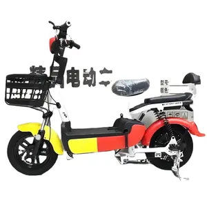 24 할인 가격 작은 오토바이 도시 레저 전기 자전거 350W 납산 당나귀 오토바이 48v 전자 자전거 남자 여자 전자 스쿠터
