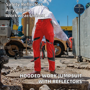 Custom Men’s Polyester-Cotton <b>Work</b> <b>Cargo</b> Pants – Utility & Safety Workwear Trousers with Multiple Pockets - Product Image 2