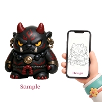Meiyantoys Vente en gros de figurines en résine personnalisées, logo personnalisé, créature mythique orientale, démon, mascotte, statue en résine de collection, ornement