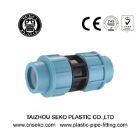 Raccords de compression PP Raccord rapide de tuyau en plastique/raccords agricoles Raccords de compression PP Raccords PP