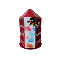 Maßgefertigter Klarer Acryl-Stifthalter für Buchhandlungen/Theken-Acryl-Schreibwaren-Displayregal