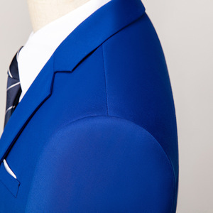 Conjunto de traje para hombre Chaqueta ajustada Vestido de novia de tres piezas - Product Image 4