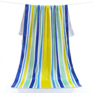Toallas de Playa y Piscina de Microfibra Suave con Estampado de Rayas, de Secado Rápido, Resistentes a la Arena, Diseño Tropical, con Bolsa de Transporte, Estilo Cabana de Verano - Product Image 3