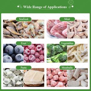 IQF tôm lỏng xoắn ốc Dâu Tây Đường hầm Nitơ thiết bị Blast Máy làm lạnh Tủ đông dòng hoàn chỉnh cho shocs - Product Image 6