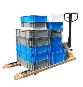 Big size plastic crate stackable turnover industry used storage plastic box