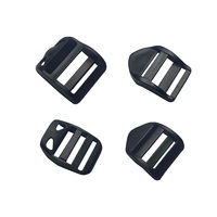 Boucle en plastique de curseur de serrure d'échelle personnalisée en usine 15mm 25mm 38mm pour sangles de sac à dos