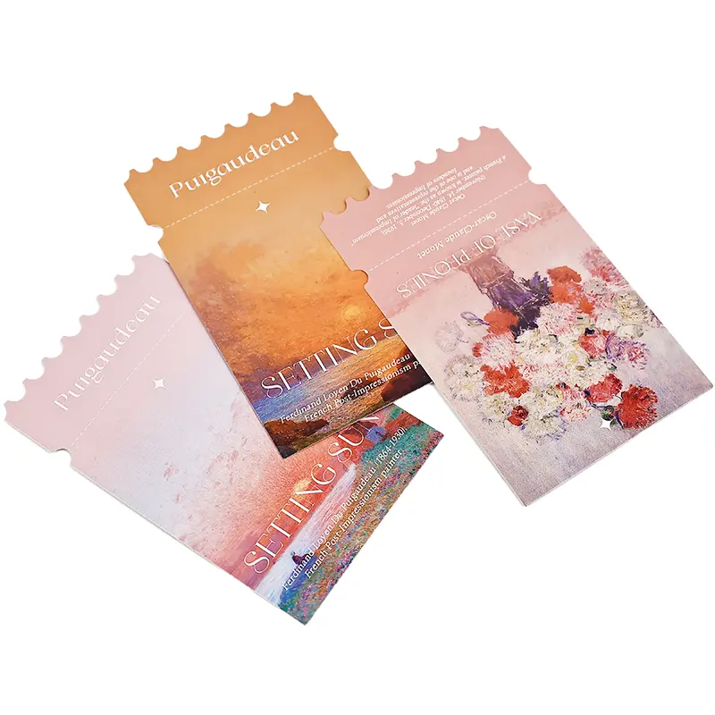 China Factory Price Wholesale Custom Logo Design Paper Printing 4*6 Inches Landscape Postcard Thank You Card