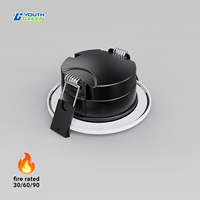 Spot encastré moderne à LED, homologué incendie, norme européenne, AC 220-240V, indice de protection IP65, 5W/7W, CCT réglable, pour intérieur