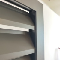 Vente en gros usine de persiennes horizontales en aluminium et en bois de tilleul pour fenêtres