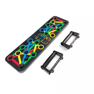 Planche de formation multifonctionnelle en <span class=keywords><strong>ABS</strong></span> 9-en-1 avec logo personnalisé, prix d'usine bon marché, planche de rack push-up - Product Image 3