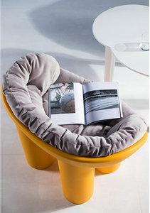 Silla Roly Poly de diseño moderno de Driade, cojín de tela tapizada, sala de estar silla para, silla de ocio, salón - Product Image 3