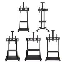 Soporte de carro de Tv con Base de lana de gran venta, rollo de pantalla Led Lcd, tamaño grande, soporte de Tv de 32 ''-70'' con ruedas