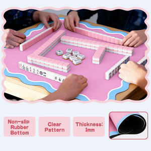Tapete de Mahjong Americano Premium Antideslizante, Lavable, <span class=keywords><strong>con</strong></span> Reducción de Ruido, para Picnic Familiar, Personalizado - Product Image 3