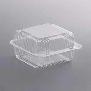 Eco-Friendly Descartável Transparente <span class=keywords><strong>PET</strong></span> Blister Clear Plastic Salad Bowls Tigelas de Recipiente Dobrável com Tampa para Sanduíches - Product Image 4