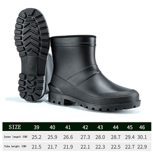 รองเท้าบูทยางพีวีซีสั่งทำขายส่งจากโรงงาน สำหรับคนงาน ล่าสัตว์ ตกปลา ทำฟาร์ม รองเท้ากันน้ำแบบสั่งทำ รองเท้าบูทกันฝน - Product Image 4