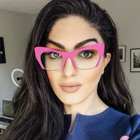Hkimdl — lunettes cateye Anti-lumière bleue pour femmes, personnalisées, nouvelle mode léopard noir, demi-monture d'ordinateur, 2022