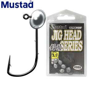 Cabeza Plomada Mustad con Anzuelo Pequeño de Doble Barba para Pesca de Perca, Señuelo para Ríos, Anzuelo para Cebo Blando, para Corvina Amarilla y Mero - Product Image 3