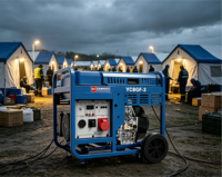 Générateur diesel silencieux Yuchai 8kW 10kVA YC8GF-3 monophasé triphasé puissance égale 230V 400V 50/60Hz 1800 tr/min groupe électrogène portable