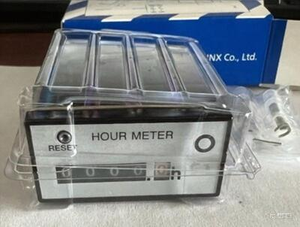 Compteur d'heures TH641 AC100V 50/60Hz 1.5W, compteur de temps mécanique avec bouton de réinitialisation, fabriqué au Japon - Product Image 2
