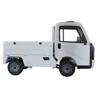 Nouveau modèle 2026 : Mini pick-up électrique à cabine fermée 2000W, camion de fret électrique à quatre roues homologué CEE COC avec benne de 1,8 m