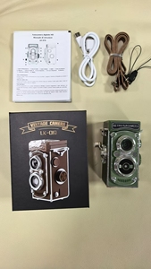 กล้องถ่ายรูป Sourcingark Retro Twin Lens Reflex รุ่น LK-019 ความละเอียด 1080P HD พร้อมจอยสติ๊กแบบแมนนวล เซ็นเซอร์ CCD ขนาดพกพา เหมาะสำหรับการเดินทาง - Product Image 2