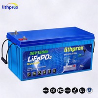 Batterie lithium-ion pour chariot élévateur de qualité supérieure, cellule LFP de grade A, 36V 150AH, grande capacité, performances supérieures pour les pickingeurs, CE UN38.3 MSDS FCC