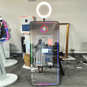 2025 nouvelle technologie pas cher miroir magique photomaton imprimante rgb led anneau lumières - Product Image 2