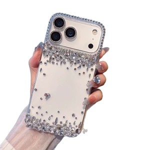 XP023 Coque de téléphone transparente de luxe avec strass, compatible avec iPhone 18 Pro Max, nouvelle coque de protection haute couture pour iPhone 17 et 16 Pro - Product Image 4