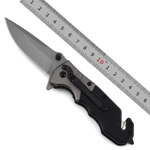 Bochen Chiến Thuật 16.5Cm Titan Tráng Gấp G10 Xử Lý Ngoài Trời Cắm Trại Túi Dao Vành Đai Cắt Cứu Hộ Tự Vệ - Product Image 3