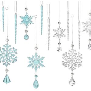 Accesorios Navideños Creativos en Oferta, Adornos Colgantes de Copos de Nieve Acrílicos Duraderos, Decoraciones Navideñas Colgantes - Product Image 6