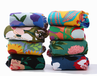 Chaussettes de Travailler Homme en Coton à Motifs Colorés Drôles et Personnalisés, Vente en Gros