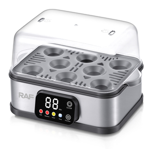 หม้อต้มไข่ RAF 300W สำหรับไข่ได้ถึง 8 ฟอง พร้อมหน้าจอดิจิตอล ใช้งานง่าย ป้องกันความร้อนเกิน ใช้ในบ้าน หม้อต้มไข่ RAF สำหรับใช้ในบ้าน วัสดุพลาสติก เช่น ตัวอย่างเช่น - Product Image 4