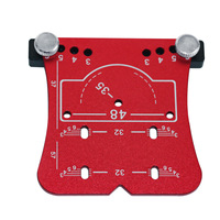 35mm charnière gabarit porte armoires dissimulé charnière trou gabarit gabarit en alliage d'aluminium perceuse Guide localisateur outils pour le travail du bois