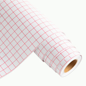 Cinta de Transferencia de Vinilo de 30.5cm X 25m, Cinta de Transferencia de Rejilla Roja, Cinta de Transferencia Transparente de Adhesión Media para Vinilo - Product Image 2