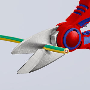 Tijeras de electricista KNIPEX 95 05 10 SB con empuñaduras multicomponentes, reforzadas con fibra de vidrio, 160 mm - Product Image 6
