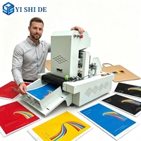 Machine d'impression numérique pour bols en papier UV, feuille unique, papier double enduit, gobelet en papier, feuille de bol en papier, imprimante jet d'encre